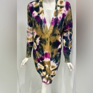 Young Fabulous & Broke Multicolor Tie-Dye Cardigan